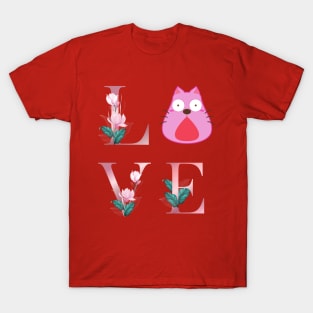 LOVE PINK CAT T-Shirt